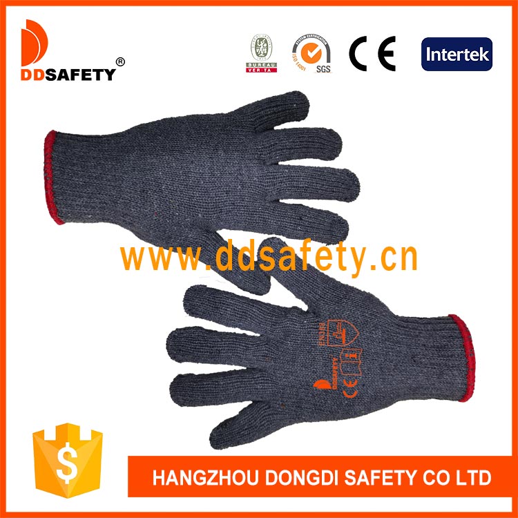 Black cotton/polyester Gloves-DCK503